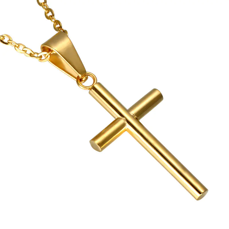 Stainless Steel Christian Cross Necklace Pendant