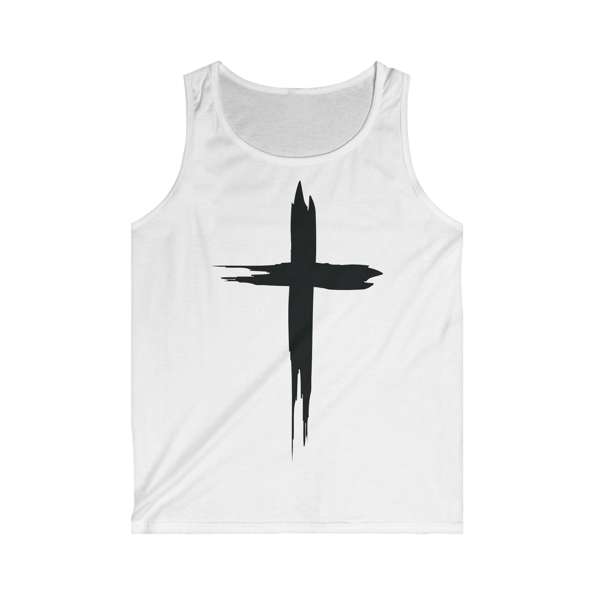 Men's Cross Design Tank Top