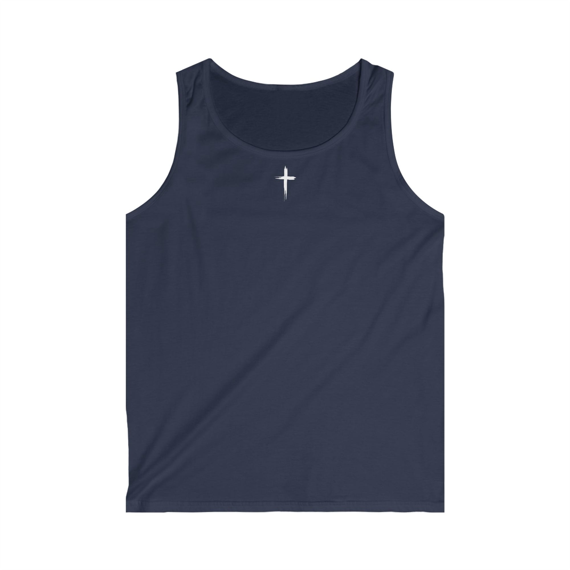 Men's Small Cross Design Tank Top