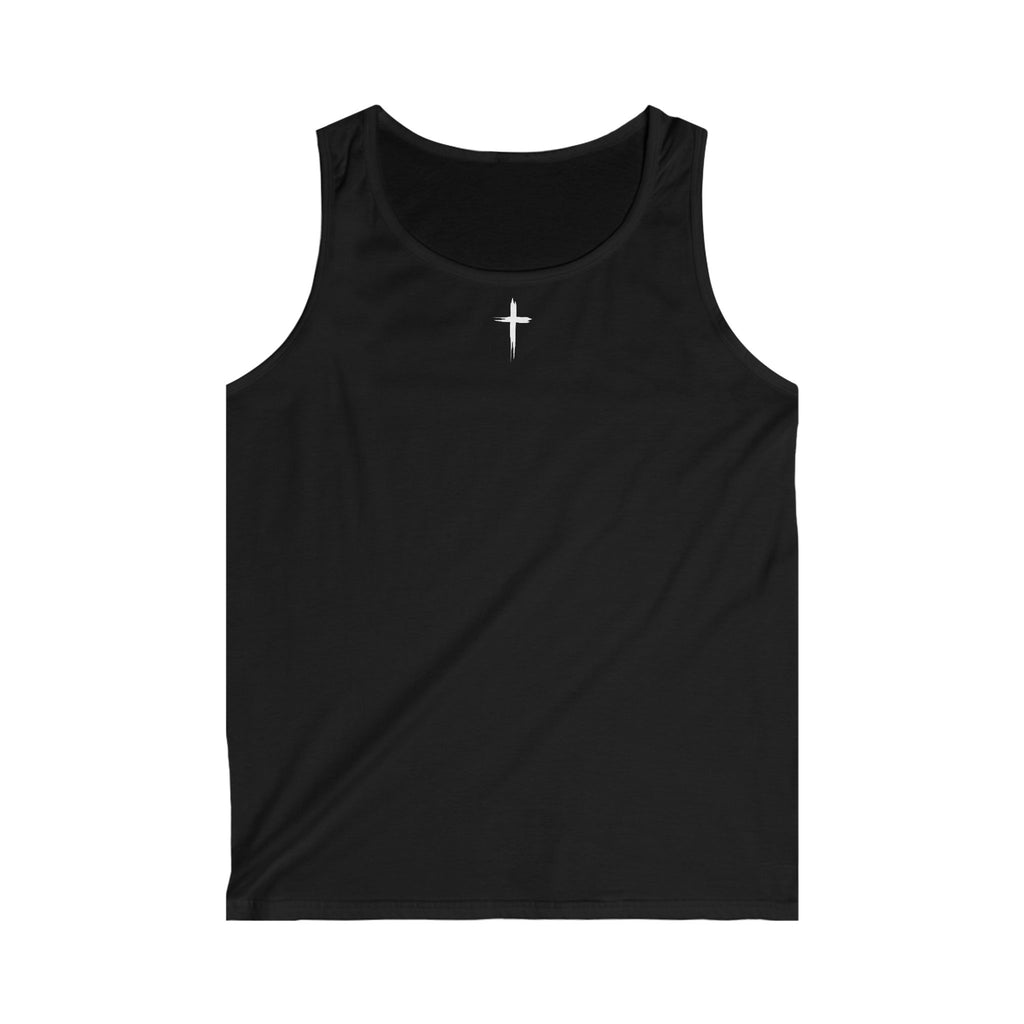 Men's Small Cross Design Tank Top