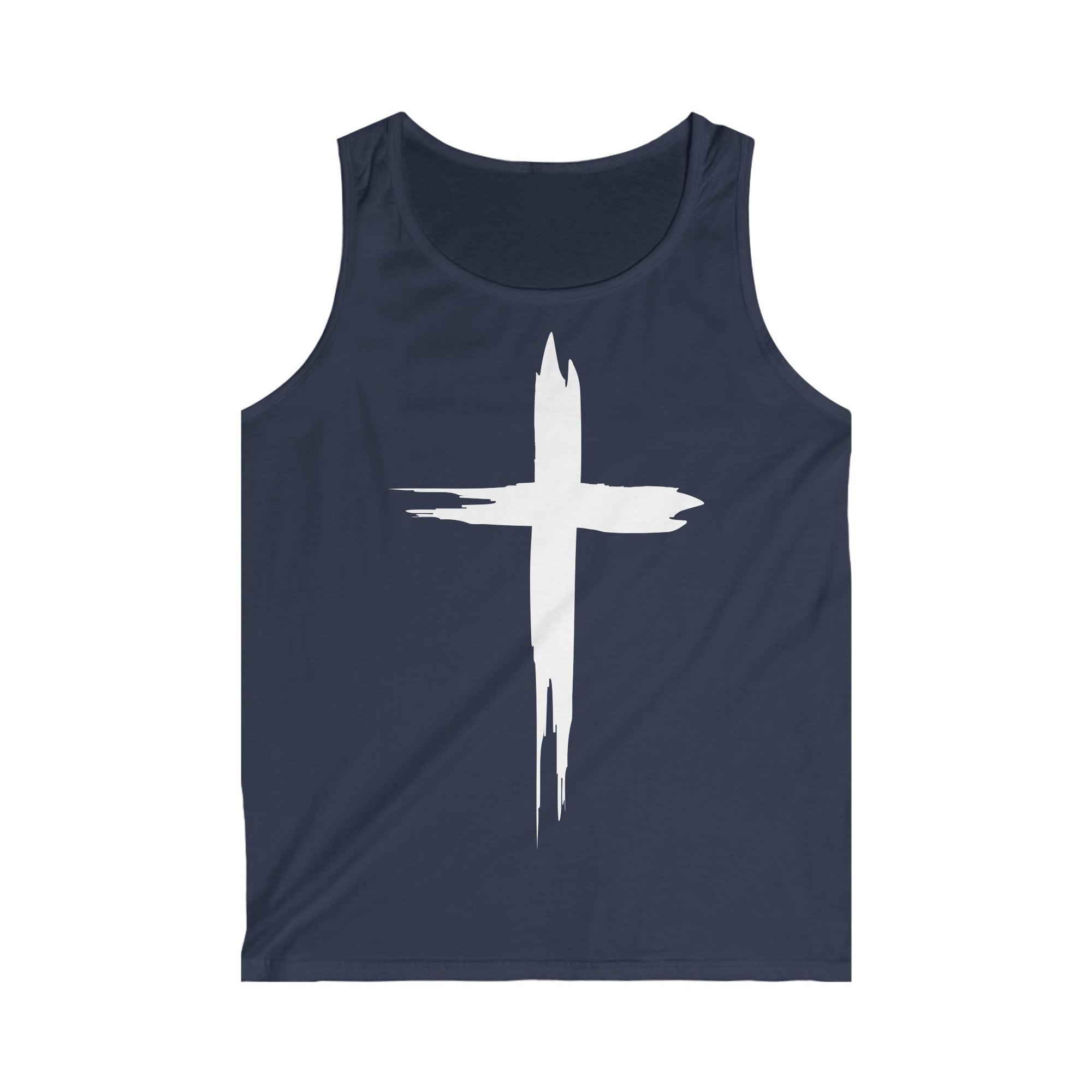 Men's Cross Design Tank Top