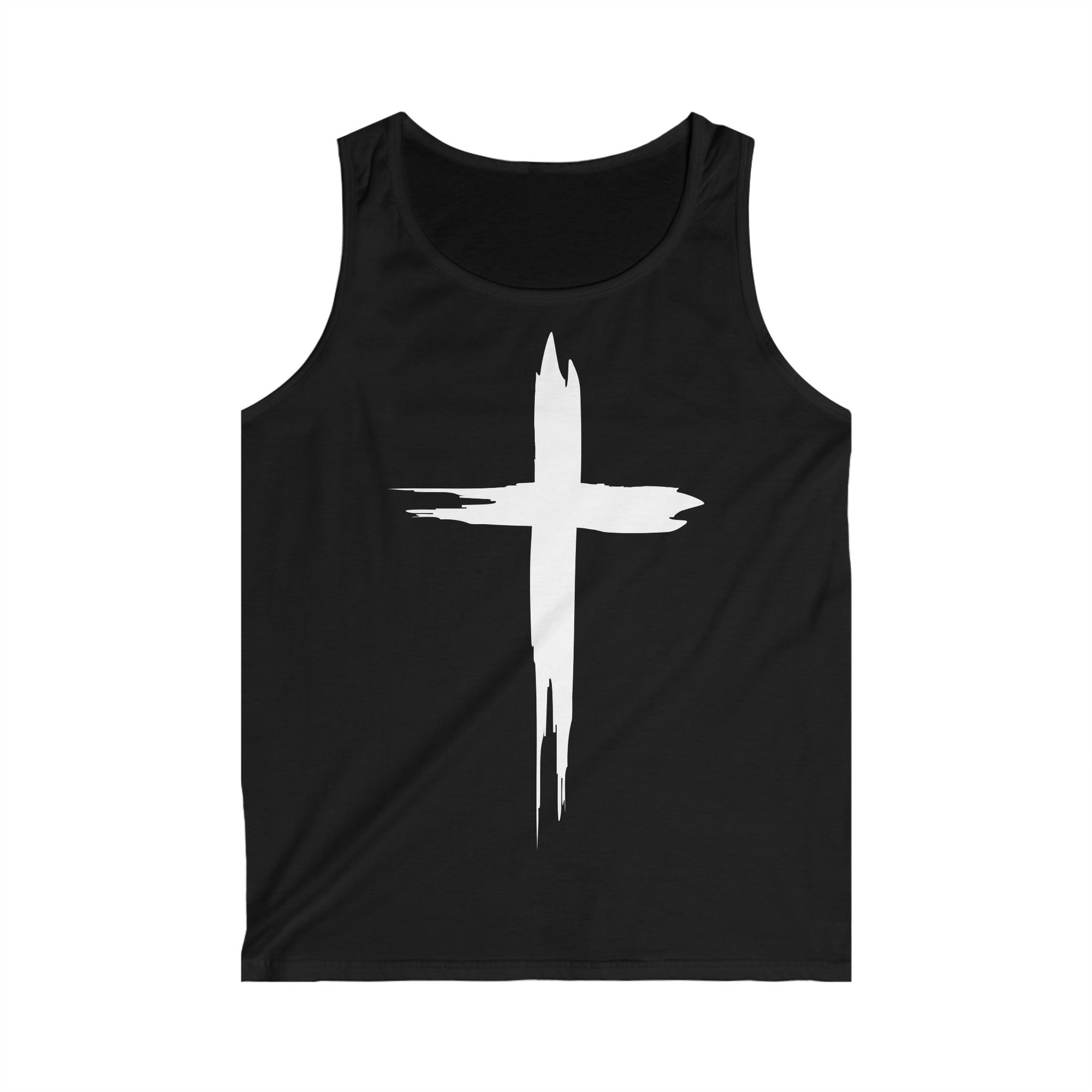 Men's Cross Design Tank Top