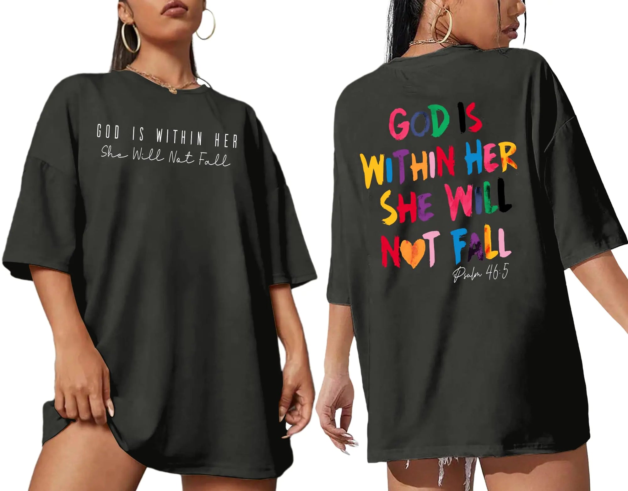 Oversized T-Shirt – Psalm 46:5