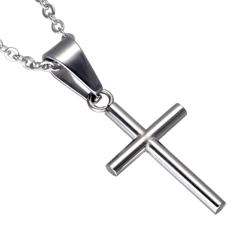 Stainless Steel Christian Cross Necklace Pendant